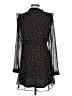 Lush 100% Polyester Black Long Sleeve Top Size L - photo 2