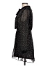Lush 100% Polyester Black Long Sleeve Top Size L - photo 5