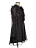 Lush 100% Polyester Black Long Sleeve Top Size L - photo 4