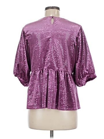 Umgee Short Sleeve Blouse (view 2)