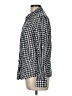 Joe Fresh 100% Cotton Checkered-gingham Blue Long Sleeve Button-Down Shirt Size M - photo 5