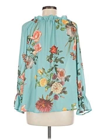 Belle + Sky Long Sleeve Blouse (view 2)