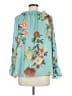 Belle + Sky 100% Polyester Teal Long Sleeve Blouse Size S - photo 2