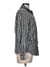 Joe Fresh 100% Cotton Checkered-gingham Blue Long Sleeve Button-Down Shirt Size M - photo 4