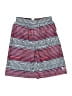 Under Armour 100% Polyester Stripes Red Board Shorts Size L (youth) - photo 1