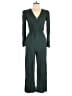 A New Day 100% Rayon Solid Green Jumpsuit Size XS - photo 1