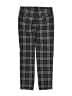 Tea 100% Cotton Plaid Gray Casual Pants Size 10 - photo 2
