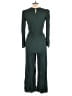 A New Day 100% Rayon Solid Green Jumpsuit Size XS - photo 2
