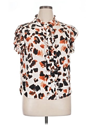 DKNY Short Sleeve Blouse (view 1)