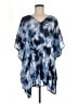 Lane Bryant 100% Polyester Blue Poncho Size 14 - 16 Plus - photo 1