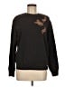 Monrow 100% Cotton Paisley Black Pullover Sweater Size M - photo 1