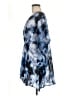 Lane Bryant 100% Polyester Blue Poncho Size 14 - 16 Plus - photo 5