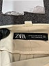 Zara Solid Ivory Khakis Size XS - photo 4