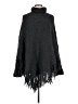 Amo & Bretti 100% Wool Black Poncho One size - photo 1