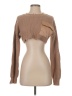 Ser.O.Ya 100% Cotton Brown Long Sleeve Top Size XS - photo 1