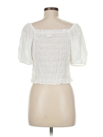a.n.a. A New Approach Short Sleeve Blouse (view 2)