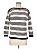 Talbots 100% Cotton Stripes Gray Pullover Sweater Size M (petite) - photo 1