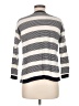 Talbots 100% Cotton Stripes Gray Pullover Sweater Size M (petite) - photo 2