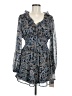 City Studio Paisley Blue Casual Dress Size M - photo 1