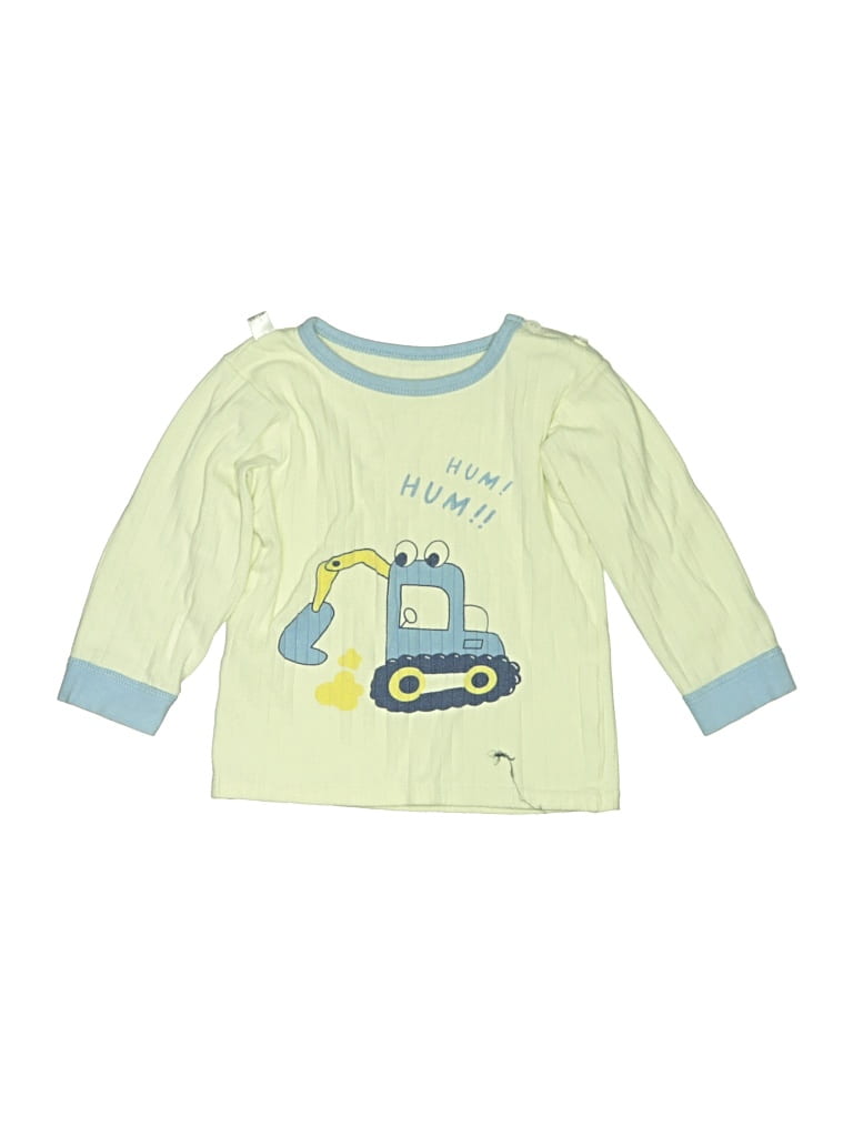 Pre-owned Unbranded Kids' 3/4 Sleeve T-shirt In Green
