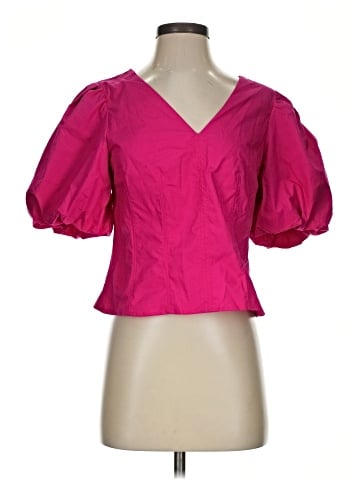 Banana Republic Factory Store Short Sleeve Blouse (view 1)