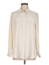 Dillard's 100% Polyester Color Block Ivory Long Sleeve Blouse Size M - photo 1