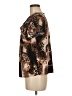 Assorted Brands Animal Print Brown Short Sleeve Blouse Size M (estimated) - photo 5