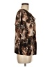 Assorted Brands Animal Print Brown Short Sleeve Blouse Size M (estimated) - photo 4