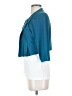 Julian Taylor Teal 3/4 Sleeve Blouse Size 2 (estimated) - photo 5