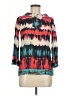 Milly Tie-dye Teal 3/4 Sleeve Blouse Size 14 - photo 1