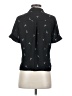 OLM Stars Black Short Sleeve Blouse Size S - photo 2