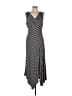 Chico's Chevron-herringbone Black Casual Dress Size Lg (2) - photo 1
