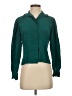 Calvin Klein Green Teal Long Sleeve Blouse Size 4 - photo 1