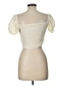 Unbranded Ivory Short Sleeve Top Size L - photo 2