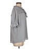 Pleione 100% Polyester Gray 3/4 Sleeve Blouse Size M - photo 4