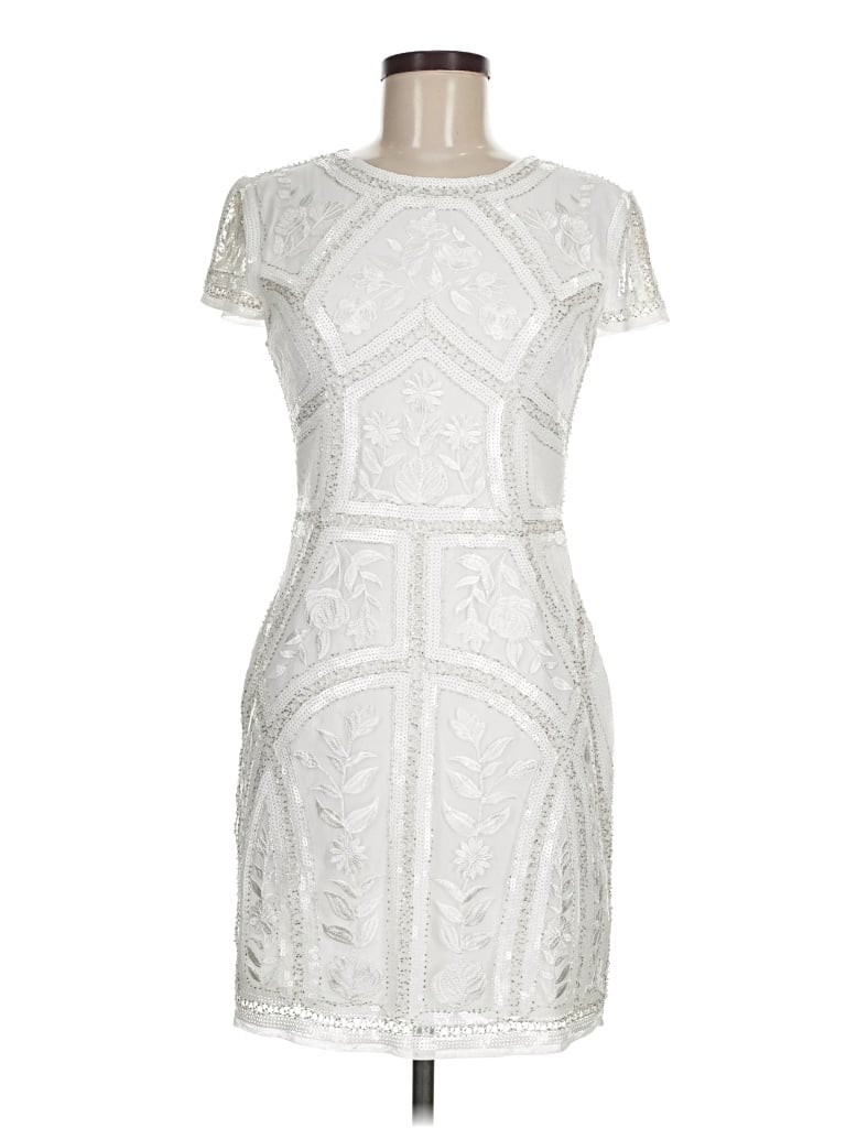 Pre-owned Lulus Cocktail Dress In White