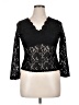 Unbranded Black 3/4 Sleeve Top Size XL - photo 1