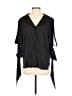 Assorted Brands 100% Polyester Black 3/4 Sleeve Blouse Size 2 - photo 1