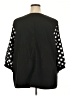 Unbranded Polka Dots Black 3/4 Sleeve Blouse Size 5X - photo 2