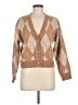 MNG Argyle Brown Cardigan Size M - photo 1