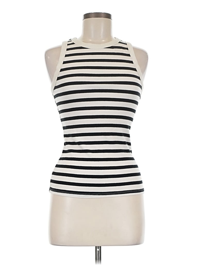 Pre-owned A New Day Tank Top Ivory Halter Neckline Tops