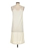 Assorted Brands Solid Ivory Casual Dress Size S - photo 2
