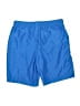 Lands' End 100% Polyester Solid Blue Board Shorts Size L - photo 2