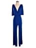 Lovely Day Solid Blue Jumpsuit Size S - photo 1