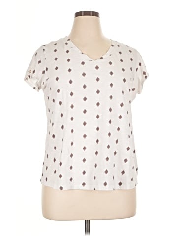 Liz Claiborne Short Sleeve Blouse (view 1)