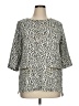 Chaus Animal Print Gray Pullover Sweater Size XL - photo 1