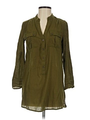 Love on a Hanger 3/4 Sleeve Button-Down Shirt (view 1)