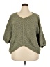 Unbranded Chevron-herringbone Green Pullover Sweater Size XXL (estimated) - photo 1