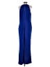 Antonio Melani 100% Polyester Solid Blue Jumpsuit Size 14 - photo 2