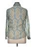Assorted Brands 100% Cotton Paisley Blue Long Sleeve Blouse Size XL - photo 2